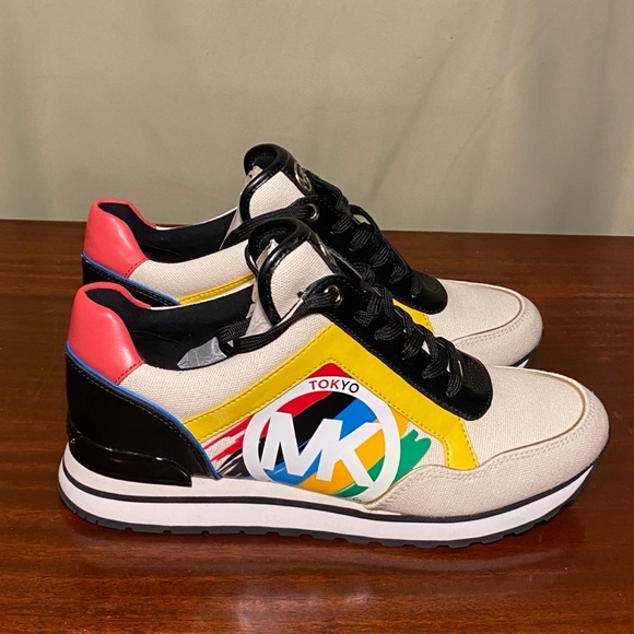 Michael Kors Maddy Trainers Tokyo Olympian MK Logo  women’s size 9M  New Other - Picture 4 of 6